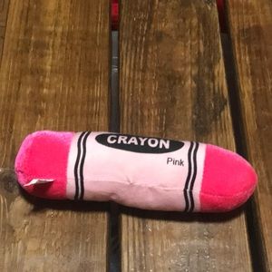 Pink crayon